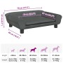 Cama para perros de terciopelo gris oscuro 70x48x22 cm en Camas para perros | Comprar online en Foru.es