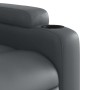 Sillón reclinable de masaje de pie cuero artificial gris en Sillones | Comprar online en Foru.es