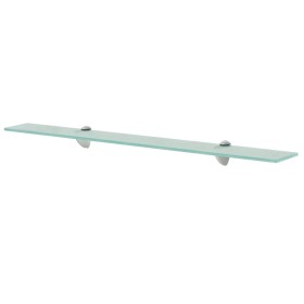 Estante flotante de cristal 80x10 cm 8 mm de vidaXL, Estantes y estanterías - Ref: Foro24-243759, Precio: 25,39 €, Descuento: %