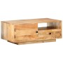 Mesa de centro de madera maciza de mango 90x50x35 cm en Mesas de centro | Comprar online en Foru.es