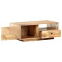 Mesa de centro de madera maciza de mango 90x50x35 cm en Mesas de centro | Comprar online en Foru.es