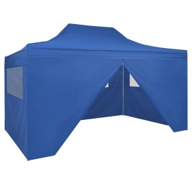 Carpa pleglable Pop-up con 4 paredes 3x4,5 m azul de vidaXL, Carpas y cenadores - Ref: Foro24-42512, Precio: 163,45 €, Descue...