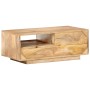 Mesa de centro de madera maciza de mango 90x50x35 cm en Mesas de centro | Comprar online en Foru.es