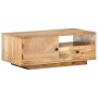 Mesa de centro de madera maciza de mango 90x50x35 cm en Mesas de centro | Comprar online en Foru.es