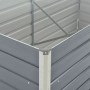 Jardinera elevada 160x80x77 cm acero galvanizado gris de vidaXL, Maceteros y jardineras - Ref: Foro24-42404, Precio: 59,17 €,...