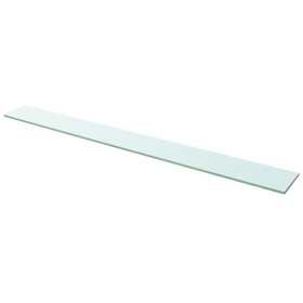 Panel de estante vidrio claro 110x12 cm de vidaXL, Estantes y estanterías - Ref: Foro24-243847, Precio: 22,30 €, Descuento: %