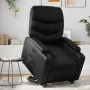 Sillón reclinable y elevable eléctrico cuero sintético negro en Sillones | Comprar online en Foru.es