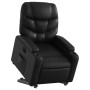 Sillón reclinable y elevable eléctrico cuero sintético negro en Sillones | Comprar online en Foru.es