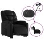 Sillón reclinable y elevable eléctrico cuero sintético negro en Sillones | Comprar online en Foru.es