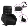 Sillón reclinable y elevable eléctrico cuero sintético negro en Sillones | Comprar online en Foru.es