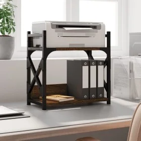 Soporte de impresora 2 niveles marrón roble 40x20x40 cm de , Soportes para impresoras - Ref: Foro24-833994, Precio: 24,70 €, ...