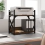 Soporte de impresora 2 niveles marrón roble 40x20x40 cm de , Soportes para impresoras - Ref: Foro24-833994, Precio: 25,01 €, ...