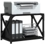 Soporte de impresora 2 niveles negro 44x26x31,5 cm de , Soportes para impresoras - Ref: Foro24-833980, Precio: 30,38 €, Descu...