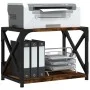 Soporte de impresora 2 niveles roble ahumado 44x26x31,5 cm de , Soportes para impresoras - Ref: Foro24-833982, Precio: 25,45 ...