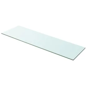 Clear glass shelf panel 100x30 cm by vidaXL, Shelves and shelves - Ref: Foro24-243846, Price: 25,65 €, Discount: %