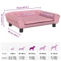 Cama para perros de terciopelo rosa 70x48x22 cm en Camas para perros | Comprar online en Foru.es