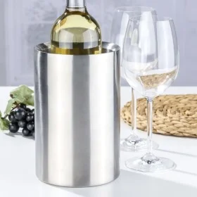 HI Enfriador de vino acero inoxidable 12x20 cm de , Botellas para refrigeradores de agua - Ref: Foro24-445565, Precio: 17,01 ...