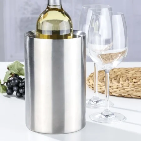 HI Enfriador de vino acero inoxidable 12x20 cm de , Botellas para refrigeradores de agua - Ref: Foro24-445565, Precio: 17,01 ...