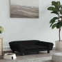 Cama para perros de terciopelo negra 70x48x22 cm en Camas para perros | Comprar online en Foru.es