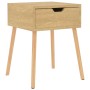 Mesita de noche madera de ingeniería roble Sonoma 40x40x56 cm de vidaXL, Mesitas de noche - Ref: Foro24-326801, Precio: 69,05...