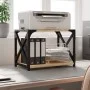 Soporte de impresora 2 niveles roble Sonoma 44x26x31,5 cm de , Soportes para impresoras - Ref: Foro24-833981, Precio: 33,99 €...