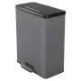 Curver Papelera doble de pedal Deco gris frío 26L+26L de , Contenedores de reciclaje - Ref: Foro24-443818, Precio: 91,55 €, D...