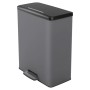 Curver Papelera doble de pedal Deco gris frío 26L+26L de , Contenedores de reciclaje - Ref: Foro24-443818, Precio: 91,39 €, D...
