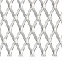 Valla alambrada de jardín acero inoxidable 50x50 cm 45x20x4 mm de vidaXL, Paneles de vallas - Ref: Foro24-142284, Precio: 31,...