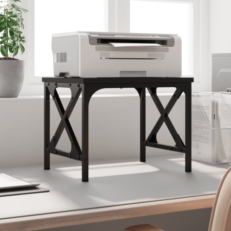 Soporte de impresora madera ingeniería negro 40x30x31 cm de , Soportes para impresoras - Ref: Foro24-833985, Precio: 25,52 €,...