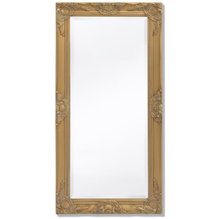 Espejo de pared estilo barroco dorado 100x50 cm de vidaXL, Espejos - Ref: Foro24-243680, Precio: 81,24 €, Descuento: %