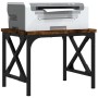 Soporte de impresora madera ingeniería roble ahumado 40x30x31cm de , Soportes para impresoras - Ref: Foro24-833987, Precio: 2...
