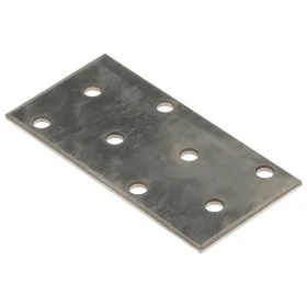 Perforated plates 60 units galvanized steel 2 mm 80x40 mm by , Hardware items - Ref: Foro24-155532, Price: 17,67 €, Discount: %