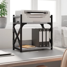 Soporte de impresora 2 niveles gris Sonoma 40x20x40 cm de , Soportes para impresoras - Ref: Foro24-833993, Precio: 29,46 €, D...