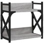 Soporte de impresora 2 niveles gris Sonoma 40x20x40 cm de , Soportes para impresoras - Ref: Foro24-833993, Precio: 29,46 €, D...