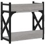 Soporte de impresora 2 niveles gris Sonoma 40x20x40 cm de , Soportes para impresoras - Ref: Foro24-833993, Precio: 29,46 €, D...