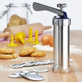 HI Manga pastelera para galletas con 20 discos con formas de , Prensa para galletas - Ref: Foro24-445569, Precio: 17,35 €, De...
