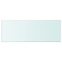 Panel de estante vidrio claro 80x30 cm de vidaXL, Estantes y estanterías - Ref: Foro24-243836, Precio: 30,43 €, Descuento: %