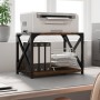 Soporte de impresora 2 niveles marrón roble 44x26x31,5 cm de , Soportes para impresoras - Ref: Foro24-833984, Precio: 31,22 €...