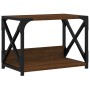 Soporte de impresora 2 niveles marrón roble 44x26x31,5 cm de , Soportes para impresoras - Ref: Foro24-833984, Precio: 31,22 €...