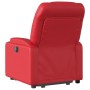 Sillón de majaje elevable eléctrico cuero artificial rojo en Sillones | Comprar online en Foru.es