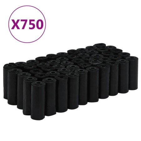 Bolsas para cacas de perro 750 uds PE negro 30x20 cm de , Bolsas de basura para mascotas - Ref: Foro24-172388, Precio: 10,32 ...
