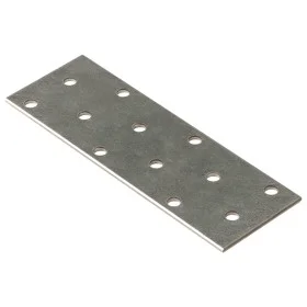 Placas perforadas 60 uds acero galvanizado 2 mm 120x40 mm de , Artículos de ferretería - Ref: Foro24-155533, Precio: 23,55 €,...