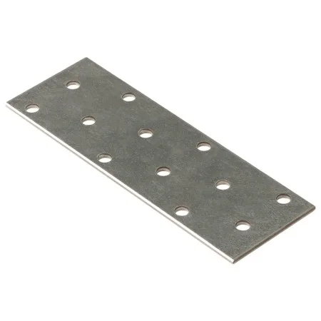 Perforated plates 60 pcs galvanized steel 2 mm 120x40 mm by , Hardware items - Ref: Foro24-155533, Price: 23,55 €, Discount: %