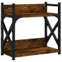 Soporte de impresora 2 niveles roble ahumado 40x20x40 cm de , Soportes para impresoras - Ref: Foro24-833992, Precio: 25,36 €,...