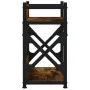 Soporte de impresora 2 niveles roble ahumado 40x20x40 cm de , Soportes para impresoras - Ref: Foro24-833992, Precio: 25,36 €,...