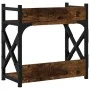 Soporte de impresora 2 niveles roble ahumado 40x20x40 cm de , Soportes para impresoras - Ref: Foro24-833992, Precio: 25,36 €,...