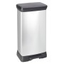 Curver Papelera de pedal doble Deco plateado 23L + 23L de , Contenedores de reciclaje - Ref: Foro24-442065, Precio: 79,64 €, ...