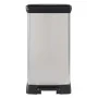 Curver Papelera de pedal doble Deco plateado 23L + 23L de , Contenedores de reciclaje - Ref: Foro24-442065, Precio: 76,05 €, ...