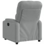 Sillón reclinable eléctrico tela gris claro en Sillones | Comprar online en Foru.es
