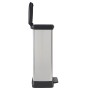 Curver Papelera de pedal doble Deco plateado 23L + 23L de , Contenedores de reciclaje - Ref: Foro24-442065, Precio: 79,64 €, ...